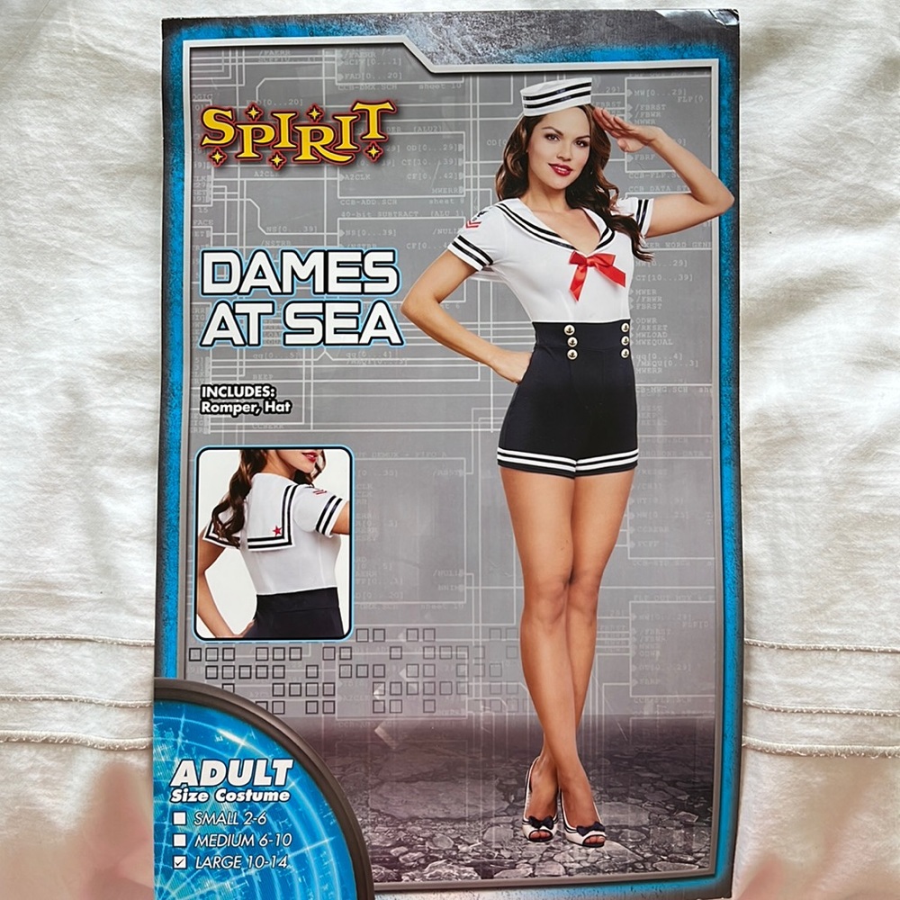 Halloween Sailor Woman Costume